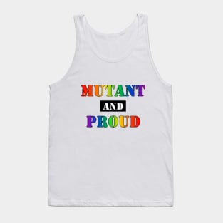 Mutant and Proud (Gay Pride Rainbow) (v2) Tank Top